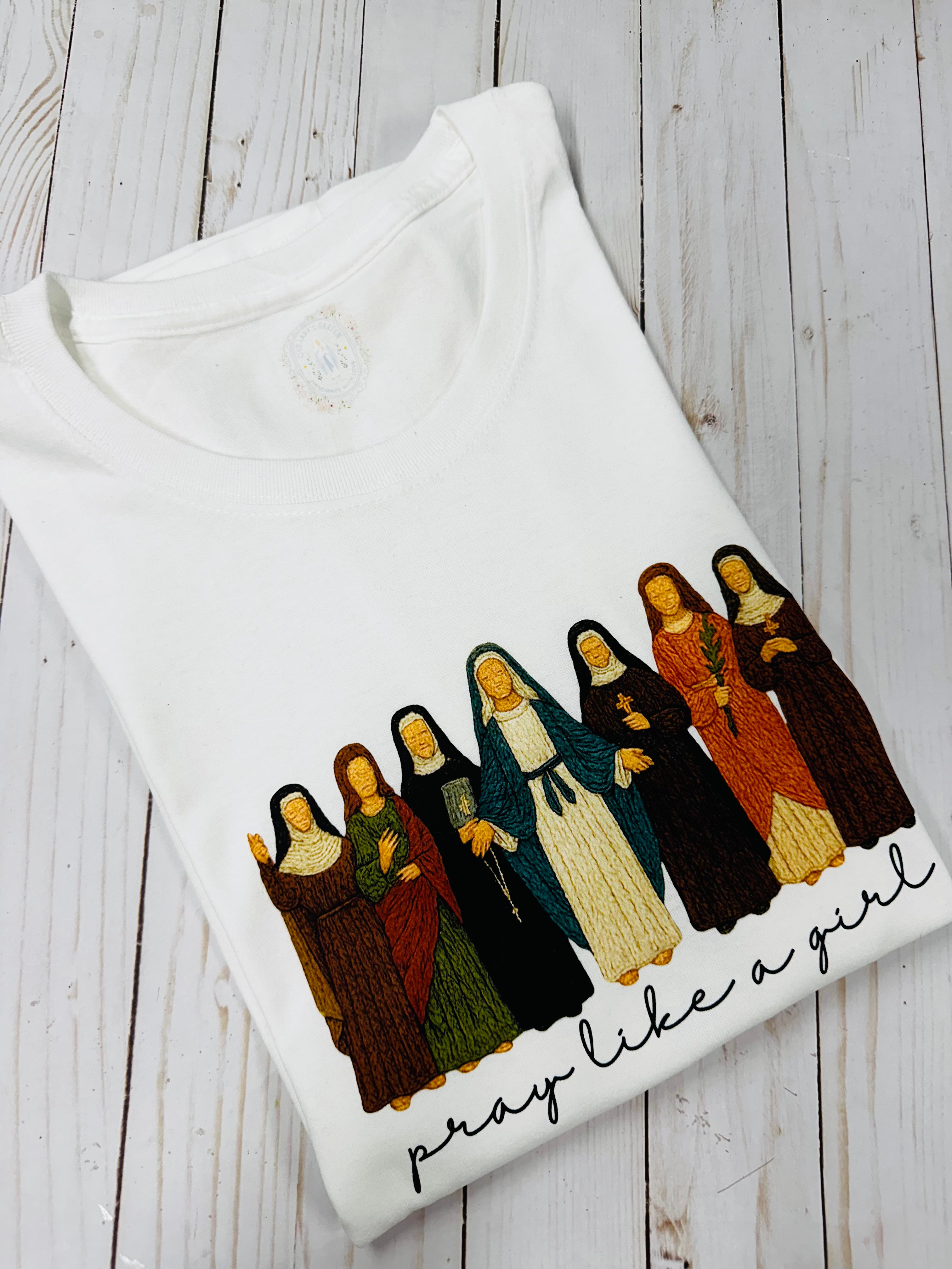Pray Like a Girl" Graphic T-Shirt!